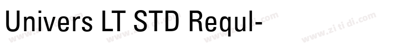 Univers LT STD Requl字体转换
